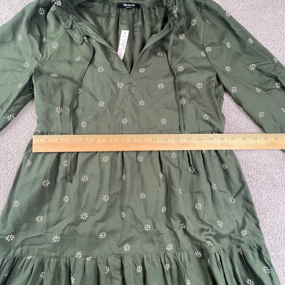 Maxi dress Cottagecore Coastal Cowgirl Floral Ruffle Boho NWT Heritage Madewell - Picture 5 of 15